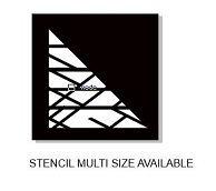 Stencil Criss cross  multiple sizes available see drop